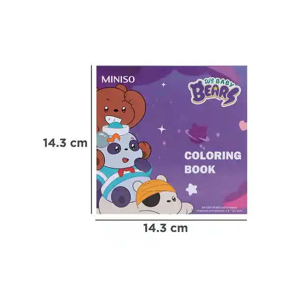 Set Libro Para Colorear de 40 Hojas Wbb Baby Miniso