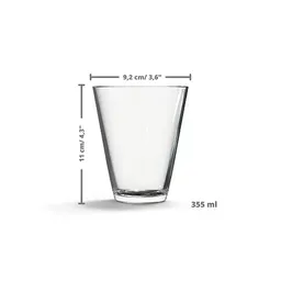 Cristar Set de Vasos Vitro 12 oz