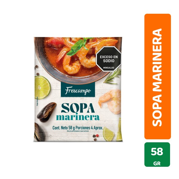 Frescampo Sopa Marinera Mezcla Para Preparar 58 g