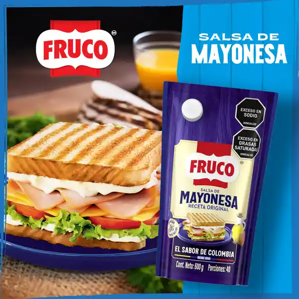 Salsa de Mayonesa Fruco Doypack 600 g