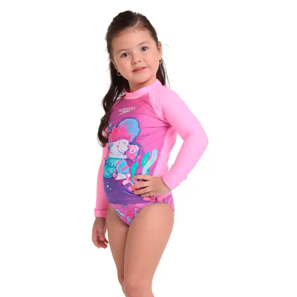 Camiseta Manga Larga Sunshine Mermadoodle Bebe Femenina Multicolor-06