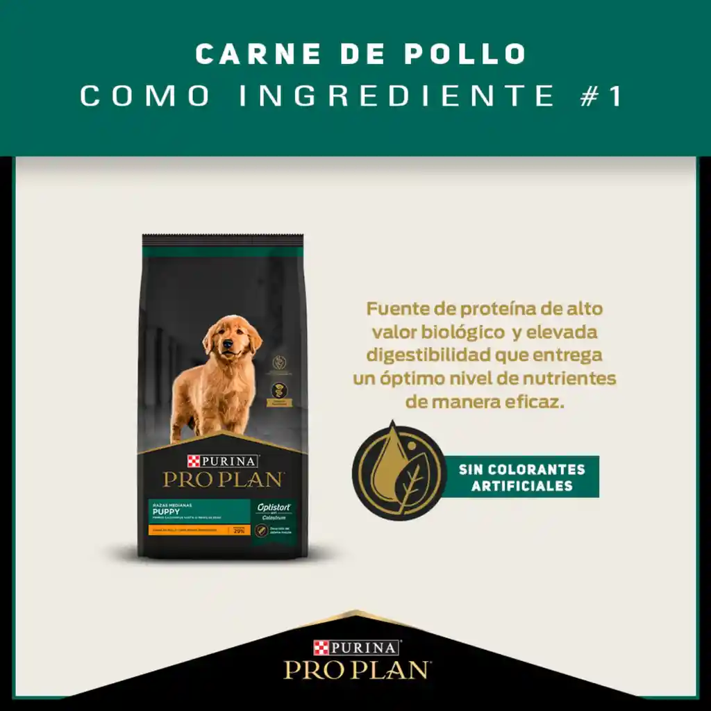 Comida para Perros cachorros razas medianas Purina Pro Plan x 13 kg