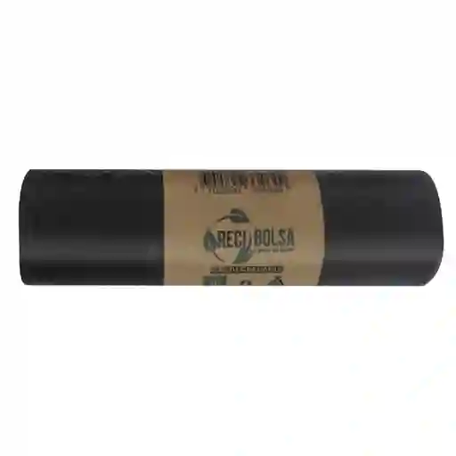 Recibolsa Bolsa Para Basura Negra 65 x 90 cm