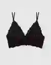 Bralette Aerie Negro Talla MEDIUM 4114073 American Eagle