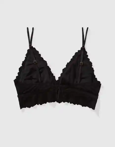 Bralette Aerie Negro Talla MEDIUM 4114073 American Eagle