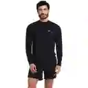 Camiseta Manga Larga Sunshirt Hombre Negro-s