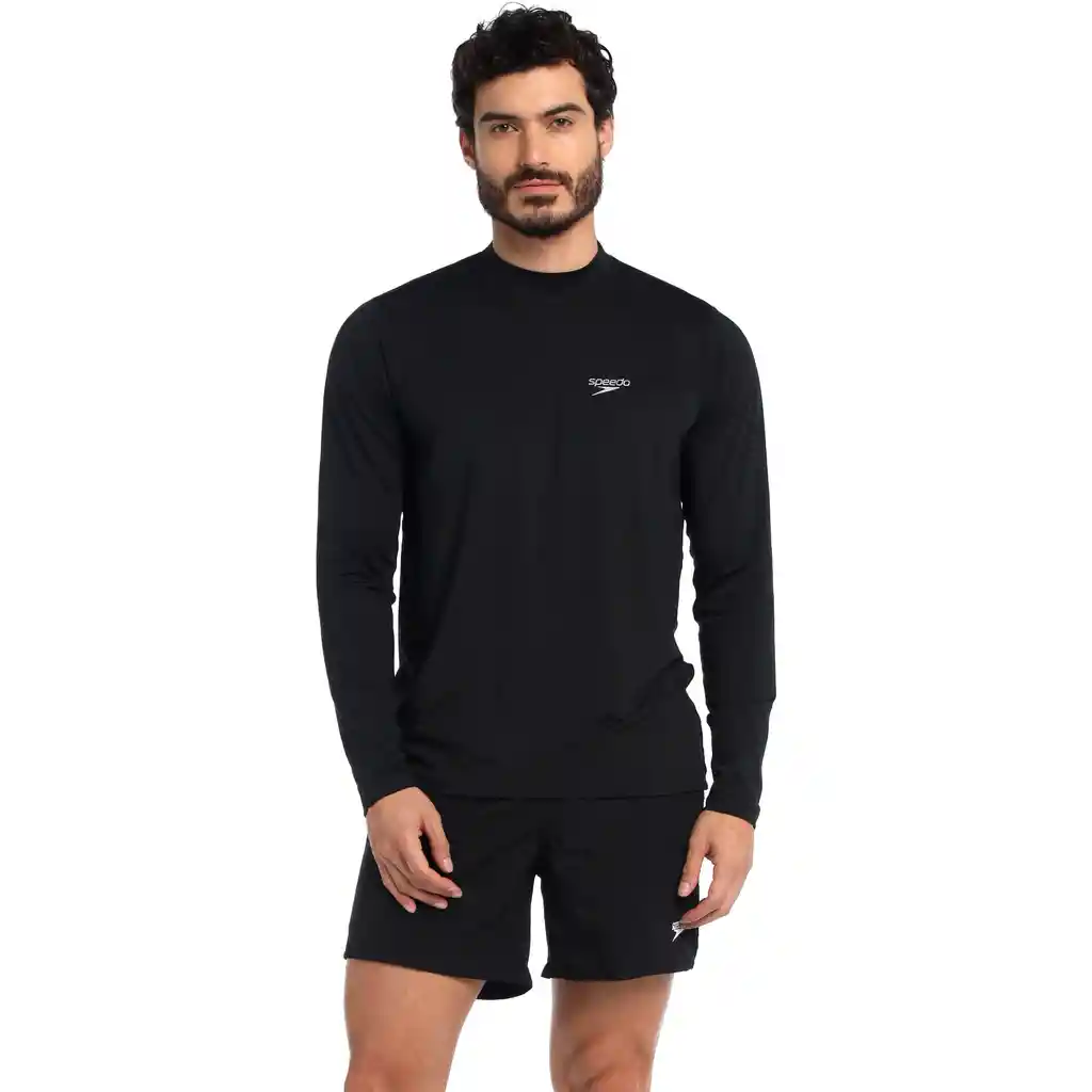 Camiseta Manga Larga Sunshirt Hombre Negro-s