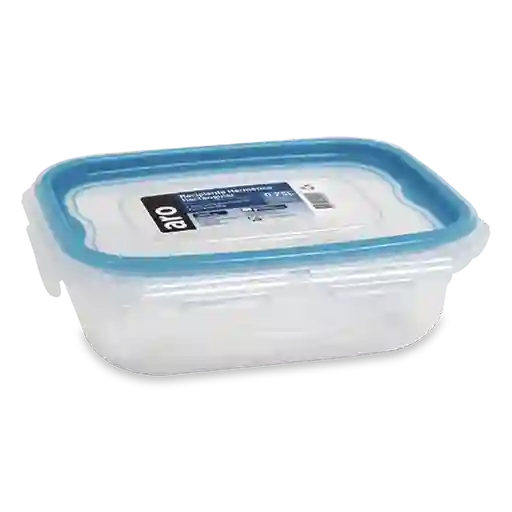 Recipiente Hermético Rectangular No.2 0.75 L Aro