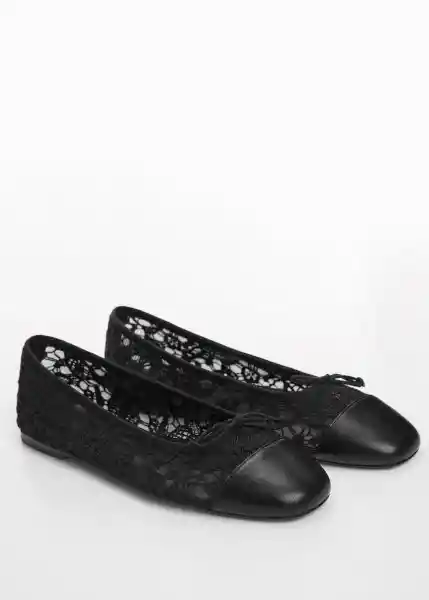 Zapatos Marian Negro Talla 39 Mujer Mango