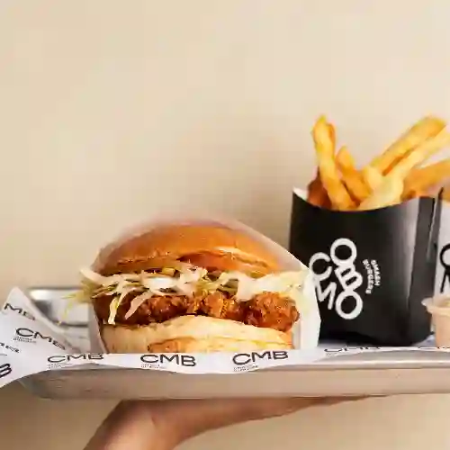 Combo chicken burger picante