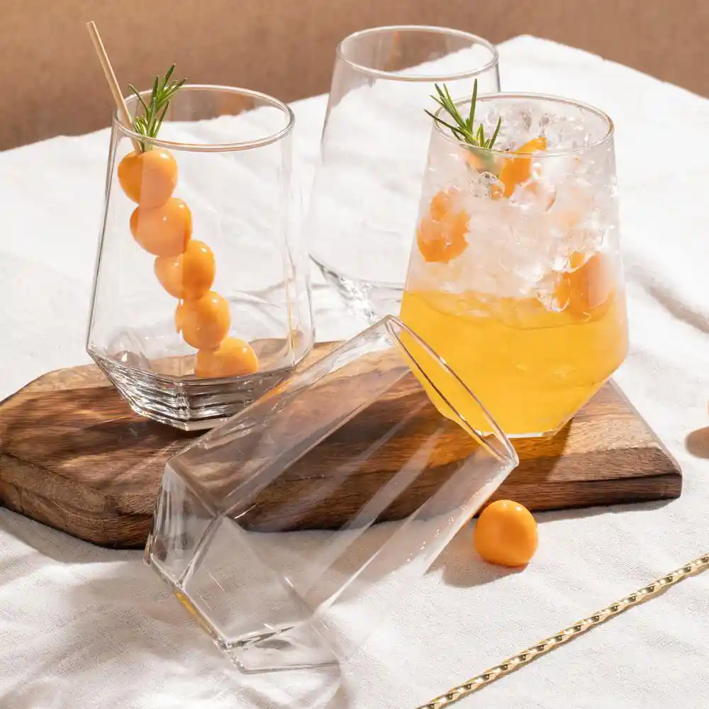 Set X 6 Vasos Rotterdam Bebidas Cristar 0924cl6