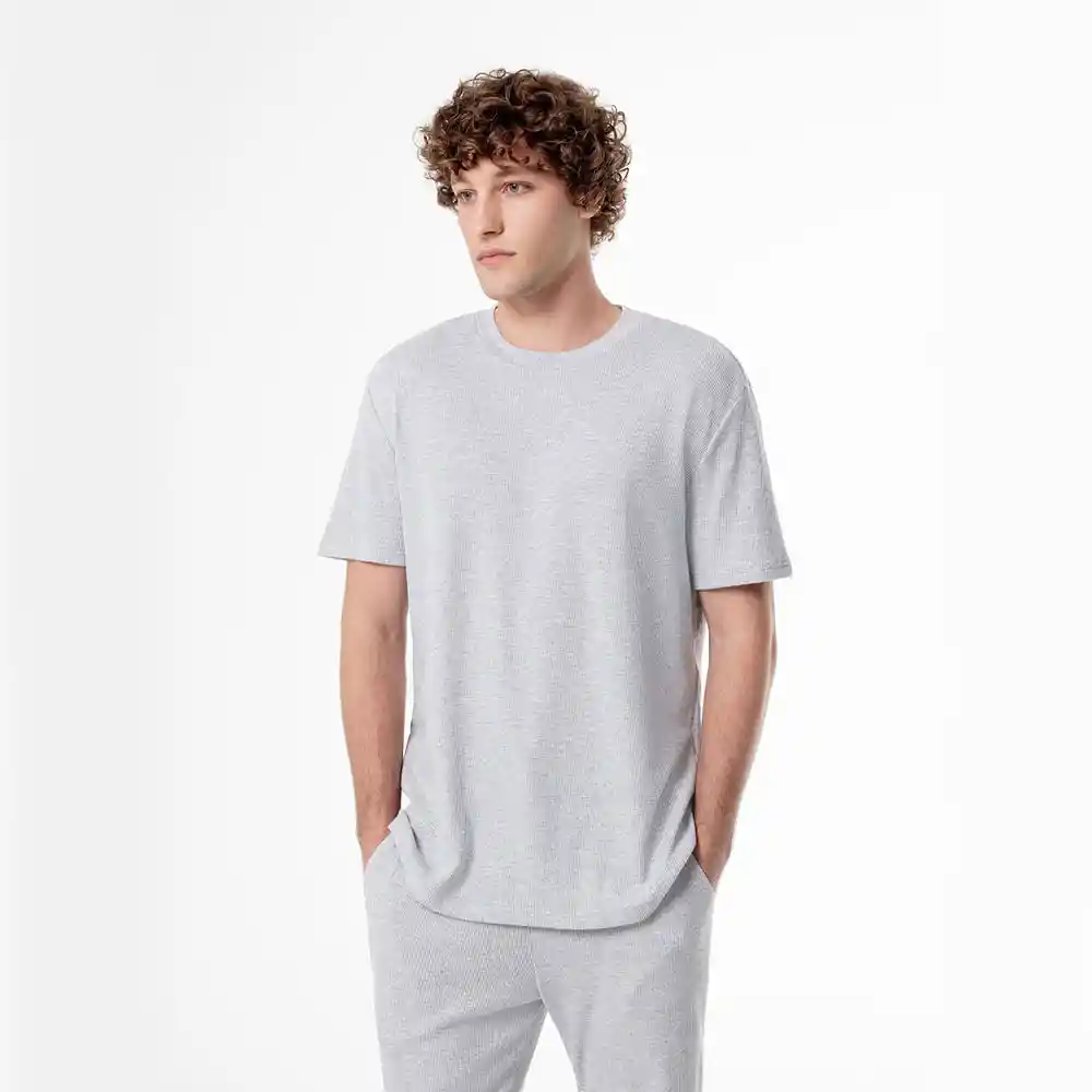 Camiseta Manga Corta Silueta Amplia Masculino Fugov Gef Talla M