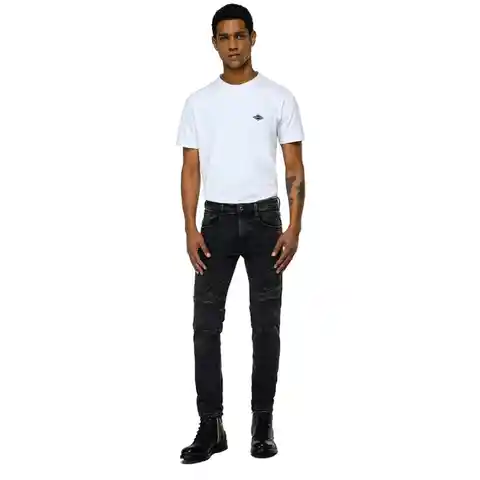 Replay Jean 11.5 Oz Modal Power Stretch Denim Black Talla 30