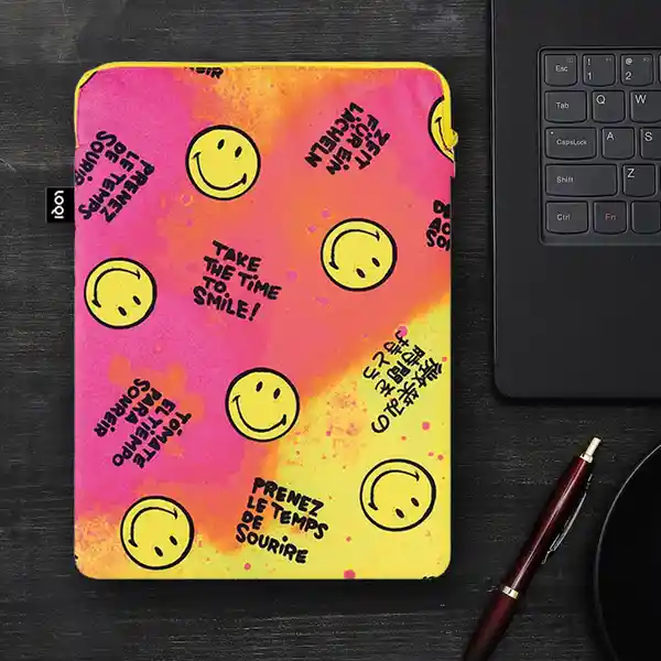 Loqi Protector de Laptop Cover Time to Smile