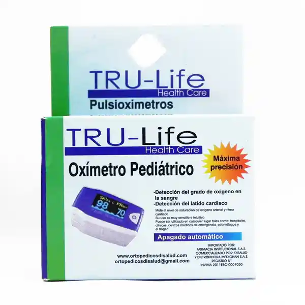 Tru-Life Oxímetro Pediátrico