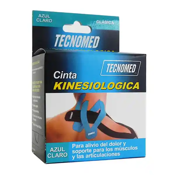 Cinta Kinesiologica X Rollos De 5 M 5Mm Azul Claro