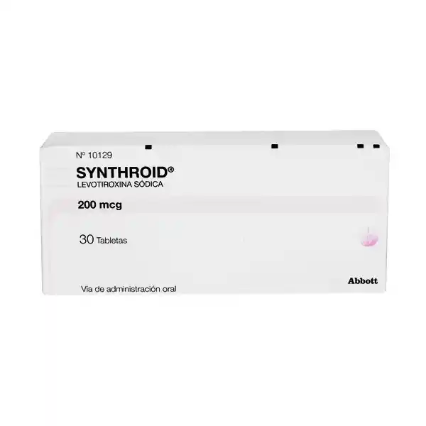 Synthroid Lafrancol 200 Mcg 30 Tabletas 3 +