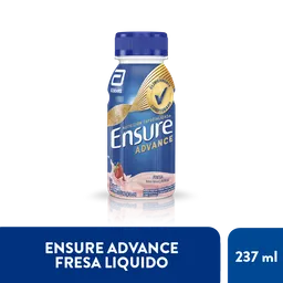 Ensure Advance Liquido Sabor Fresa 237 ML