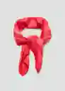 Pañuelo Jin Rojo Talla 99 Mujer Mango