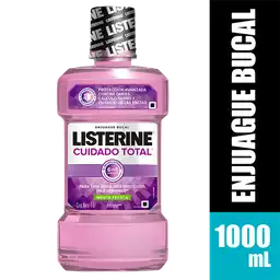 Listerine Enjuague Bucal Cuidado Total de menta Fresca