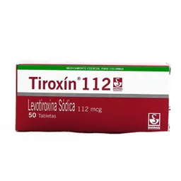 Siegfried Metlenfarma Tiroxin 112 Mcg Caja X 50 Tabletas