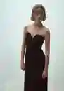 Vestido Irisflor Negro Talla L Mujer Mango