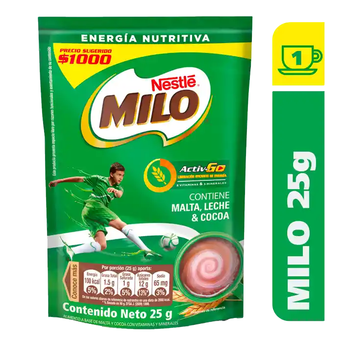 Milo Bebida Chocolatada en Polvo