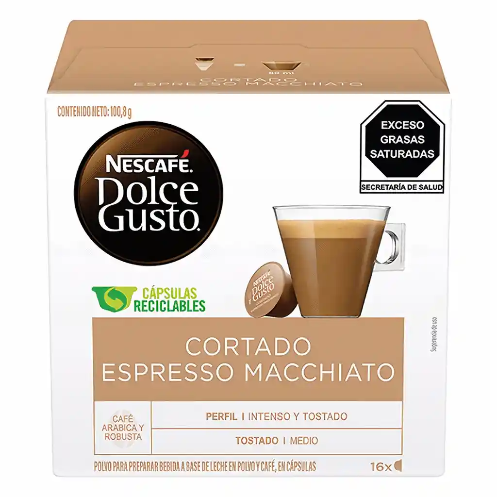 Nescafé-Dolce Gusto Nescafe Dolce Gusto Cortado Preparadas