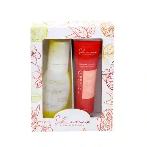 Shimex Estuche Jabón de Espuma Seco X 60 Ml y Crema Granada Verbena