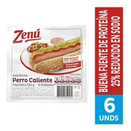 Zenú Salchicha para Perro Caliente