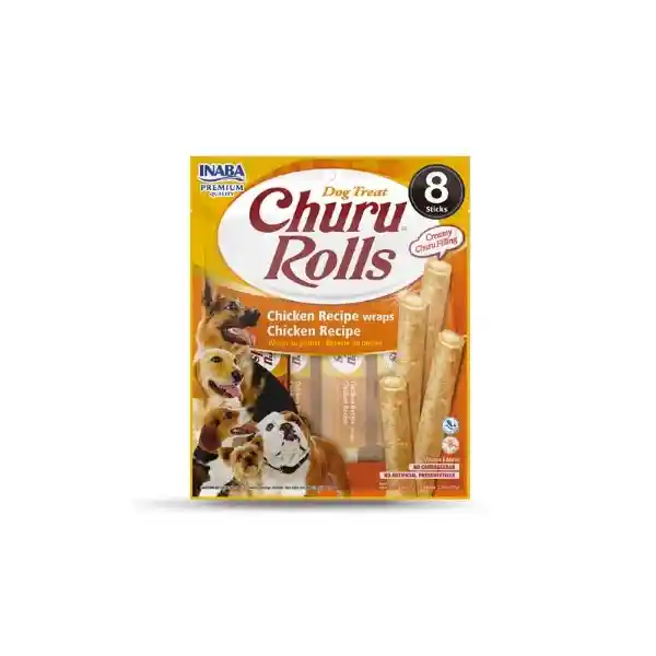Churu Rolls Snack Pollo Para Perros Palitos