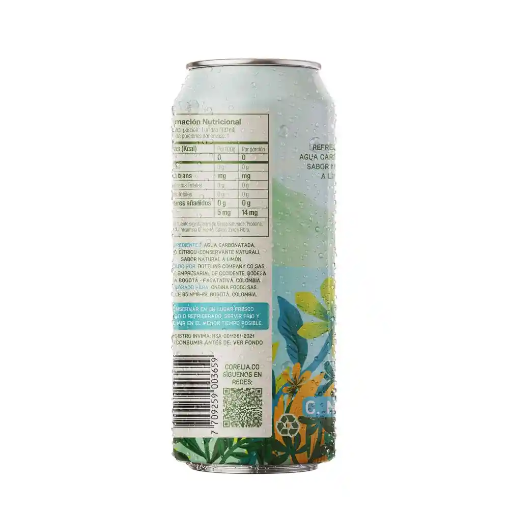 Agua Corelia Premium Sparklingjuice Limon (310 Ml)
