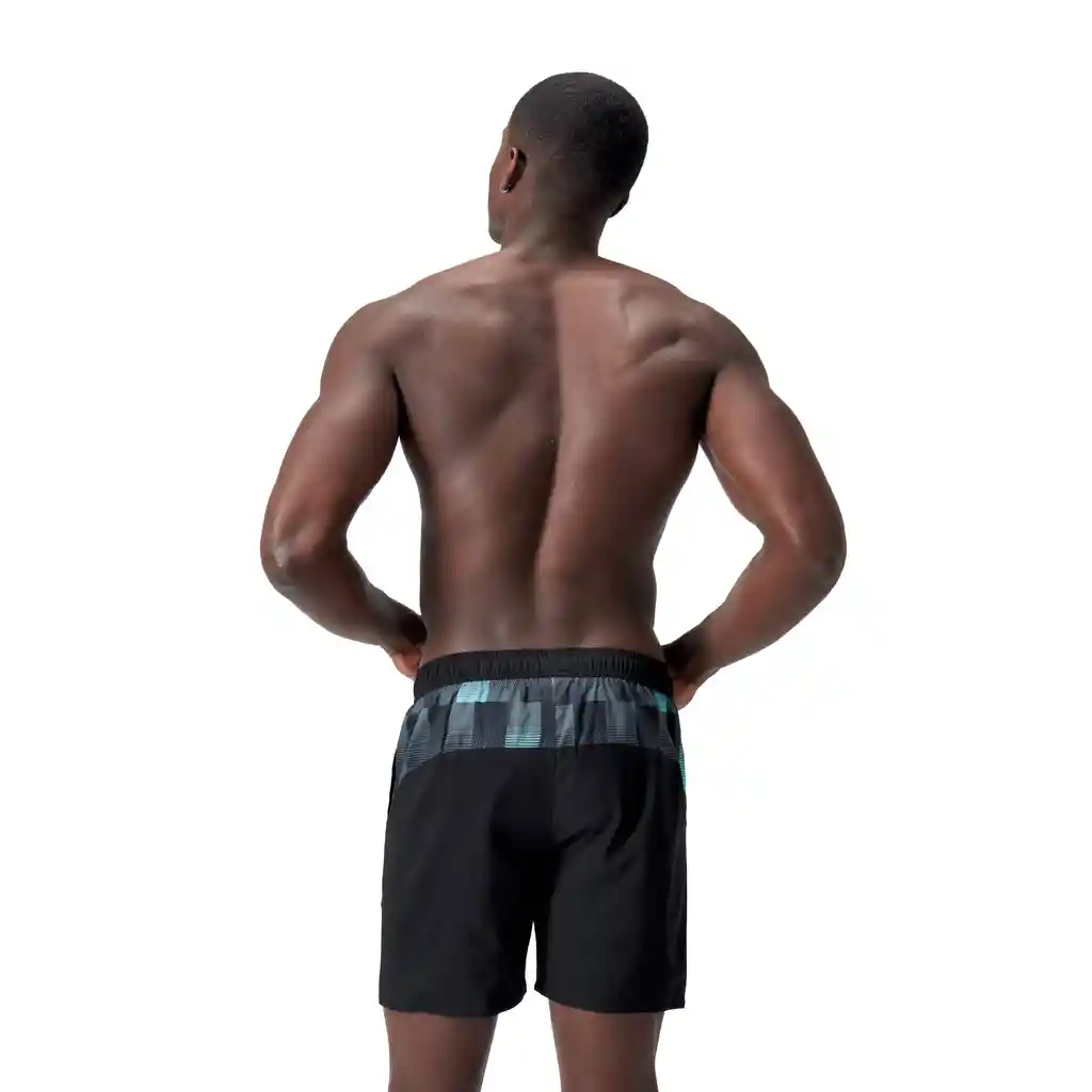 Pantaloneta Sport 2 Panel 16 Pulgadas Hombre Negro-xl