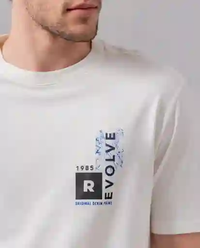 Camiseta Hombre Blanco XL 109F111_BLA114800 Rifle