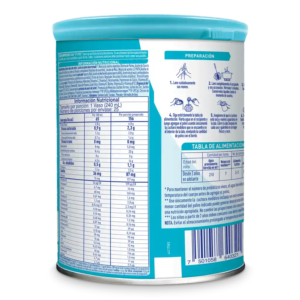 Alimento lácteo NAN OPTIPRO Etapa 3 x 800g