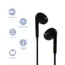 Audífonos Jack Serie Negro Modelo Sb67 Miniso