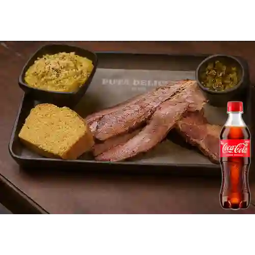Combo Corte Brisket + Coca Cola Original 400 ml