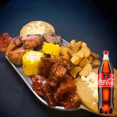 Picada Ahumada Mediana para 2 +Cocacola Org 1.5l