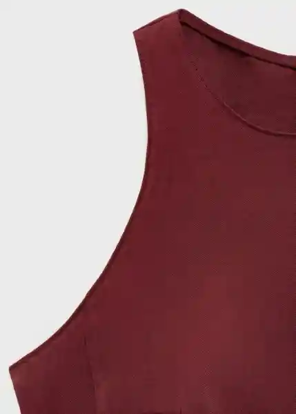 Blusa Pepa Granate Talla S Mujer Mango