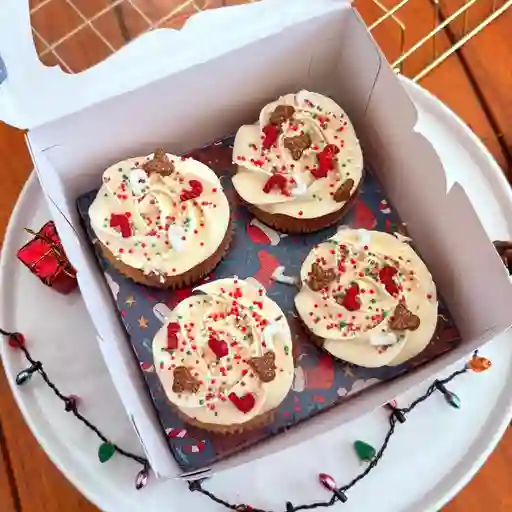 Cupcakes navideños