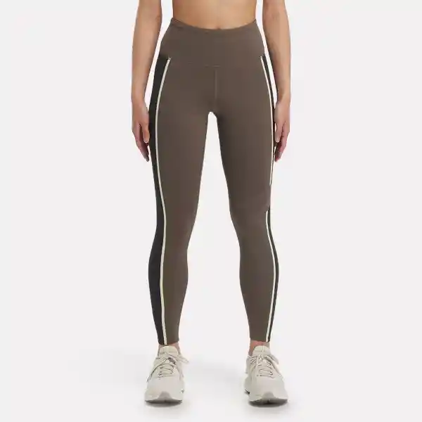 Reebok Licra Lux High Colorblock Tight Cafe Mujer XS 100035430