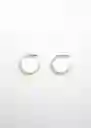 Pendientes Dante Oro Talla 99 Mujer Mango