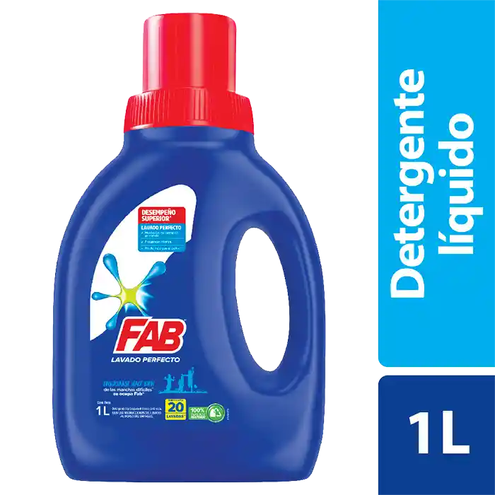 Fab Detergente Líquido Fragancia Floral