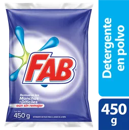 FAB Detergente en Polvo con Aroma Floral
