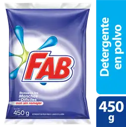 Fab Detergente en Polvo con Aroma Floral
