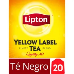 Lipton Té Yellow Label 20 Bolsas