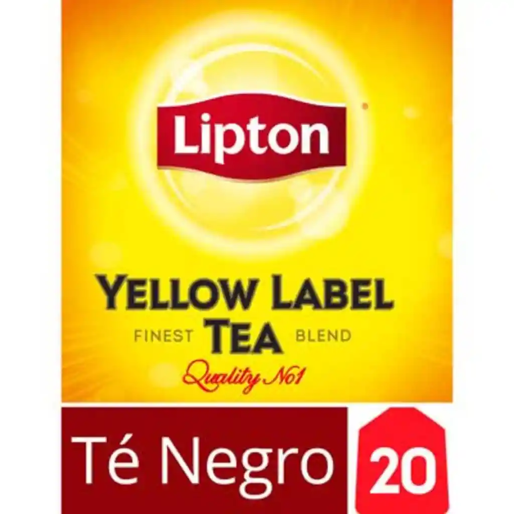 Lipton Té Negro Yellow Label 