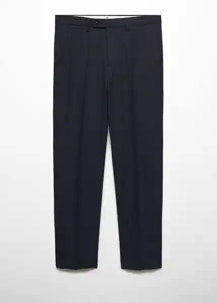 Pantalón Milan Marino Talla 38 Hombre Mango