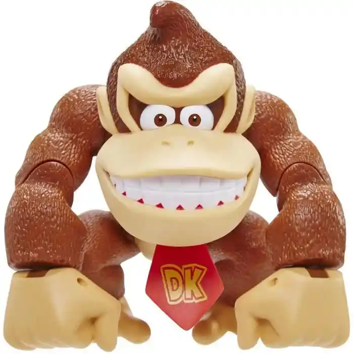 Figura Donkey Kong Super Mario Jakks Articulada en 10 Puntos