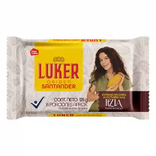 Luker Chocolate Mesa sin Azúcar Origen Santander